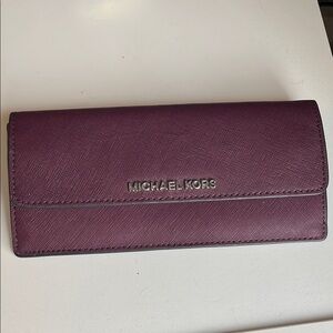Michael Kors Purple Wallet